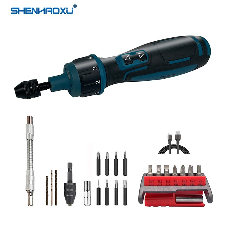 Electric Screwdriver Rechargeable Usb - Akumulator bezprzewodowy wkrętak elektryczny Mini wiertarka