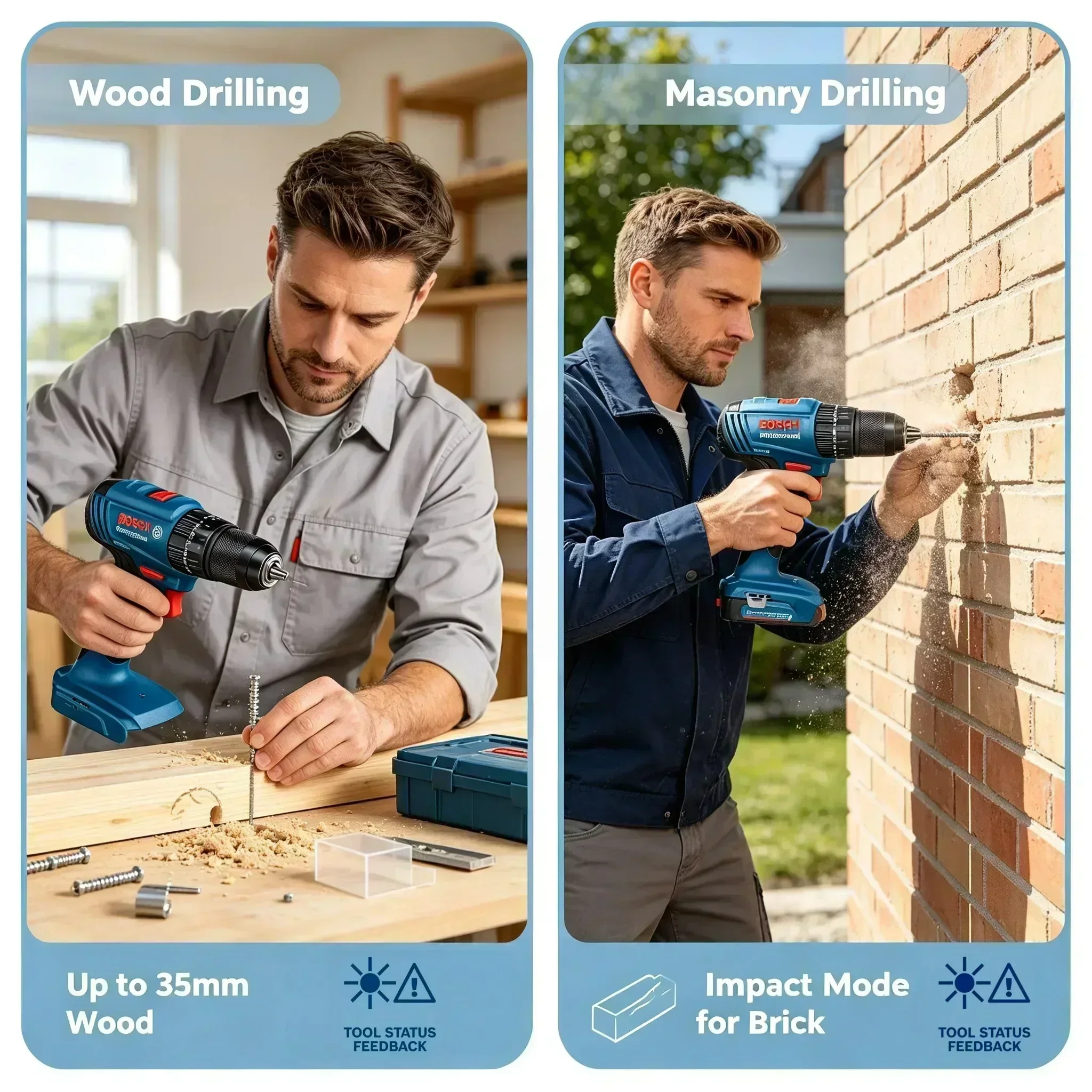 Bosch GSB 185-LI – akumulatoro – Brushless Cordless Electric Drill 18V recenzja i cena